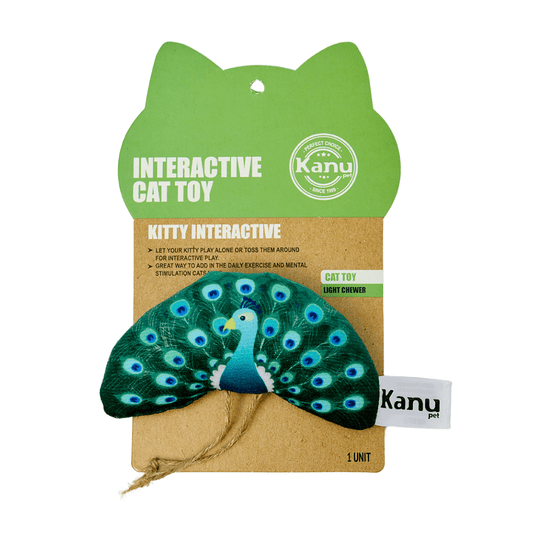 Juguete de Peluche Pavo Real con Catnip Kanu Pet para Gato - {{ Kanu Pet }}