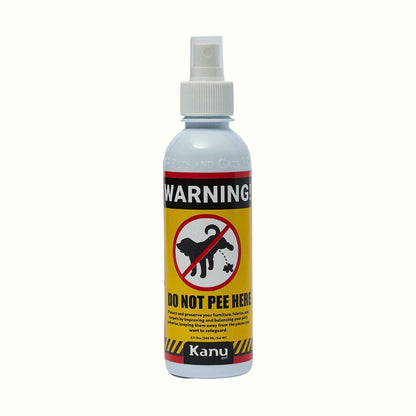 Spray de Adiestramiento Don't Pee Here de Kanu Pet para perros y gatos 100% Natural