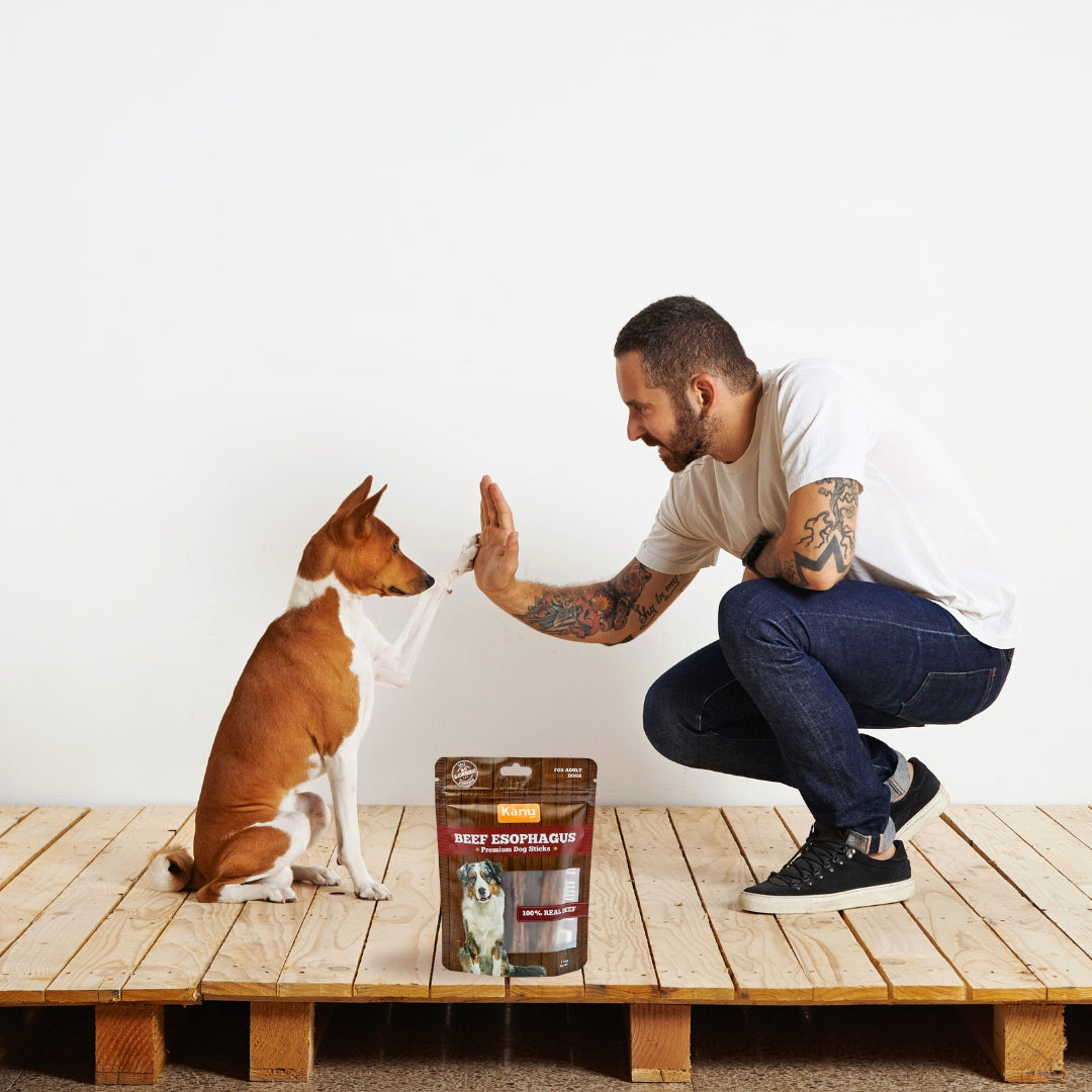 Snack Kanu Pet Esófago de Res para Perros, Un Solo ingrediente 100% natural
