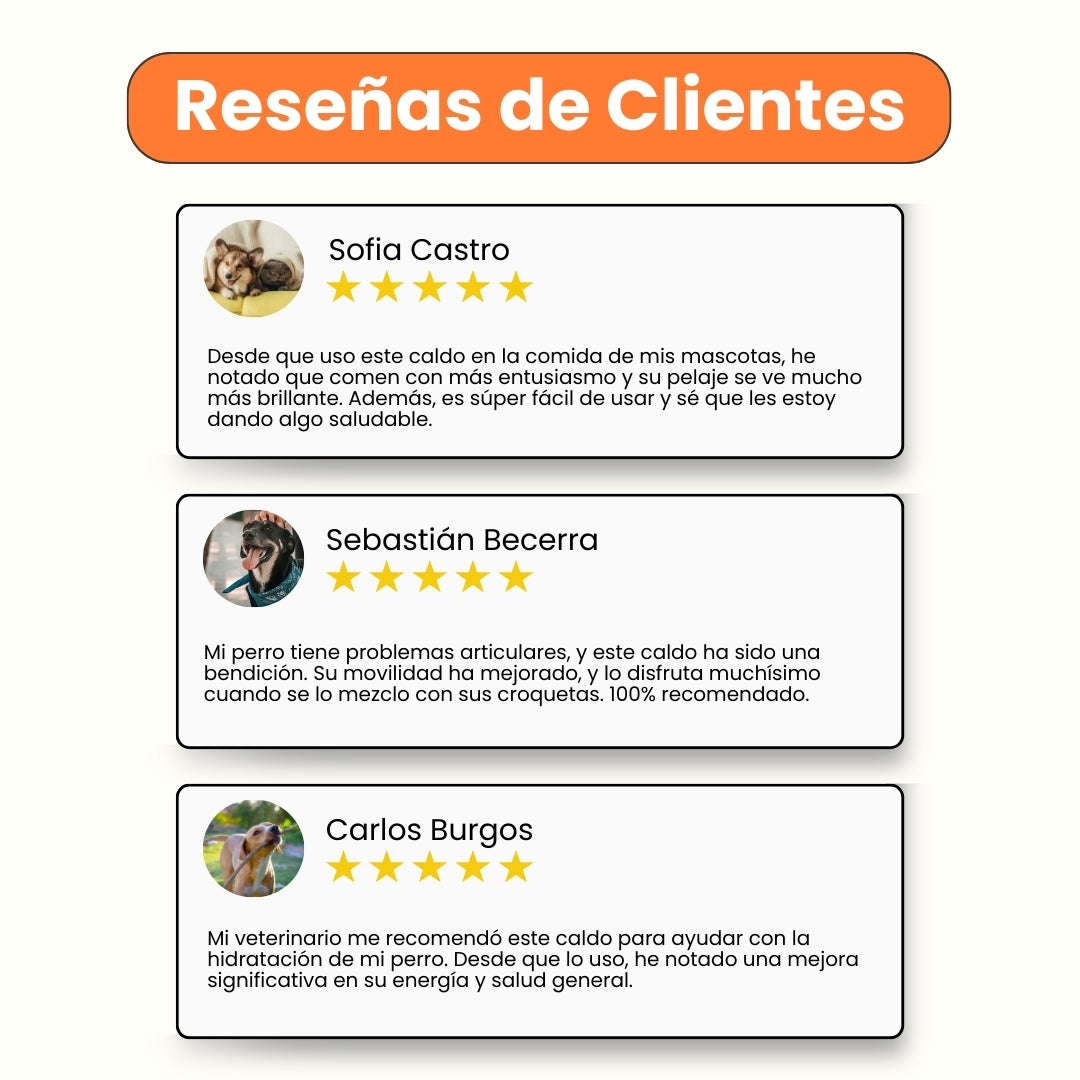 Snack Huellas de Caldo de Hueso de Pollo Kanu Pet para Perros y Gatos
