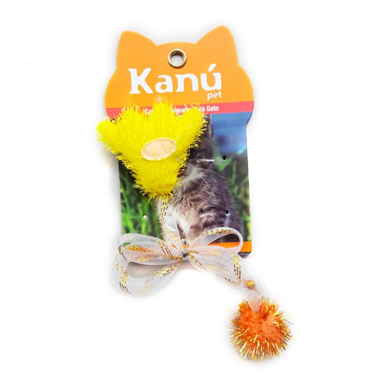 Barita De Pesca Amarilla Kanu para gato - {{ Kanu Pet }}