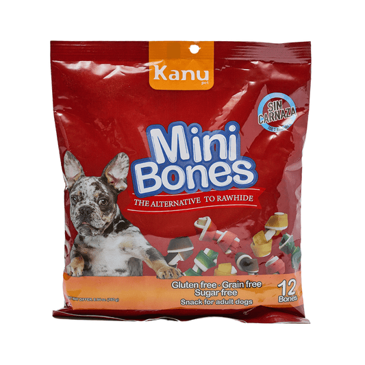 Snack Mini Huesos con Sabores surtidos Kanu Pet Mini Bones Pet para Perros x 12 Unds - {{ Kanu Pet }}