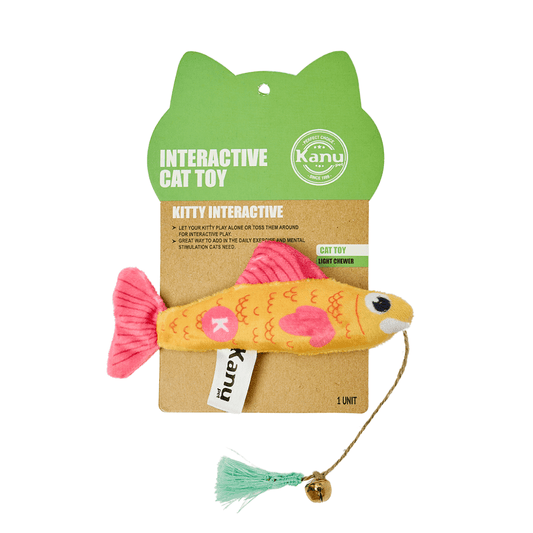 Juguete de Peluche Pez Amarillo con Catnip Kanu Pet para Gato - {{ Kanu Pet }}