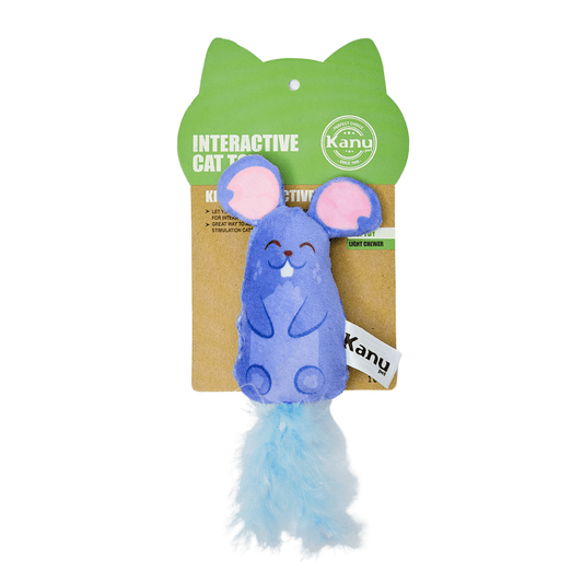 Juguete de Peluche Raton Azul con Catnip Kanu Pet para Gato - {{ Kanu Pet }}